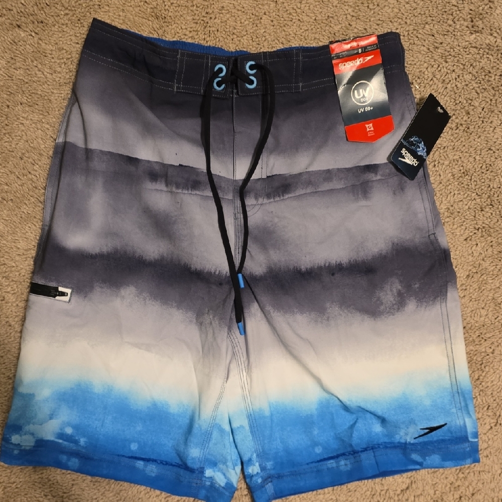 Speedo Men's Blue Swim Shorts Mens Small
